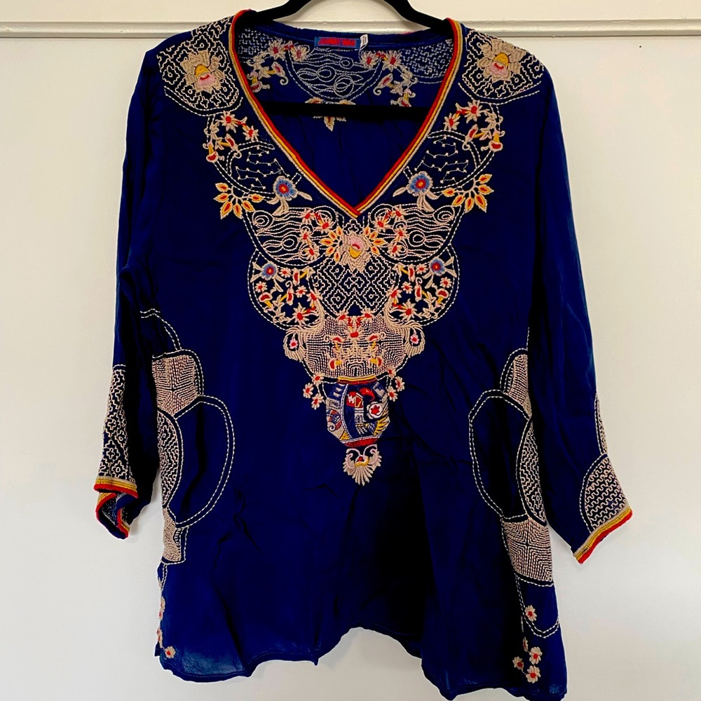 Johnny Was Peyton Blouse, Size Medium
